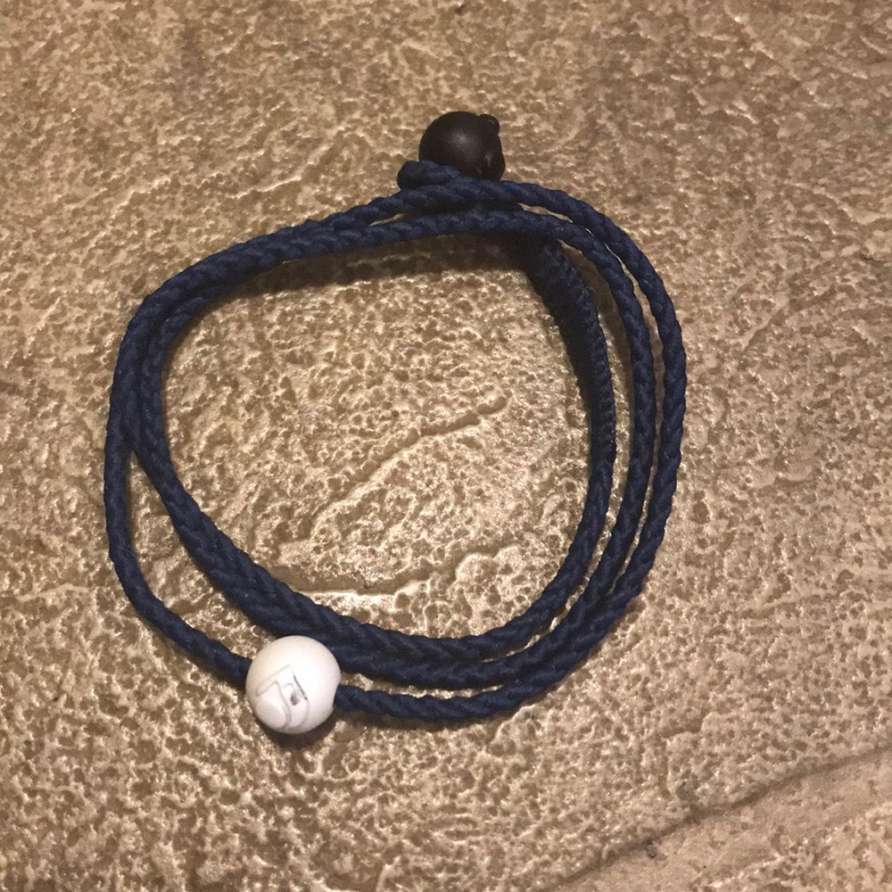 Navy blue Lokai wrap bracelet